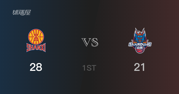 山西以28-21领先山东,结束首节